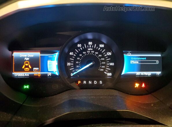 2FMPK4J97MBA35888 2021 FORD EDGE Серый Вид щитка приборов