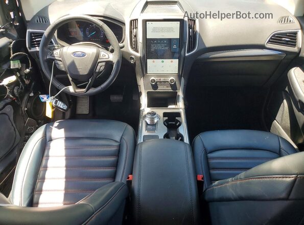 2FMPK4J97NBA59447 2022 FORD EDGE Gray Widok deski rozdzielczej