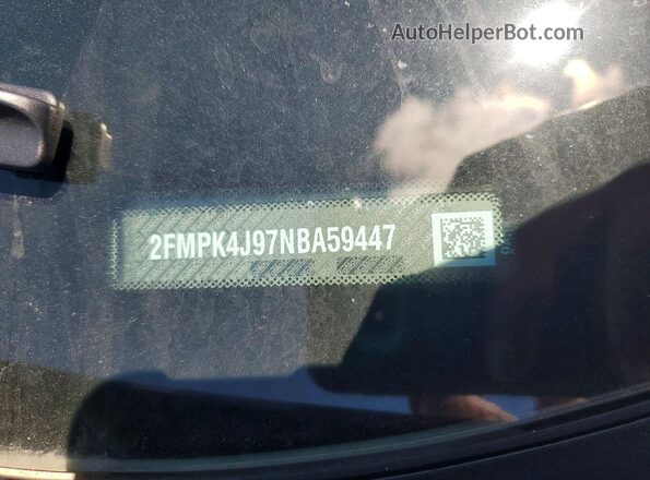 2FMPK4J97NBA59447 2022 FORD EDGE Gray Widok wnętrza 360 stopni