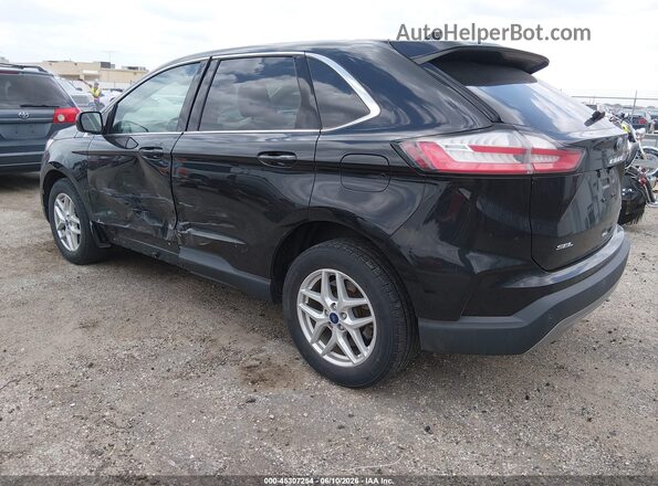 2FMPK4J97NBA64003 2022 FORD EDGE Black Trasero izquierdo