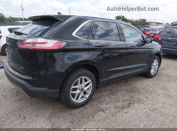 2FMPK4J97NBA64003 2022 FORD EDGE Black Trasero derecho