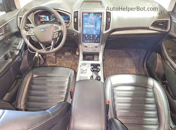 2FMPK4J97NBA79598 2022 FORD EDGE Gray Առջևի վահանակի տեսք