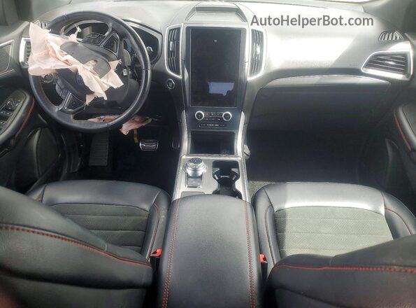 2FMPK4J97NBA90147 2022 FORD EDGE Black Вид панелі приладів