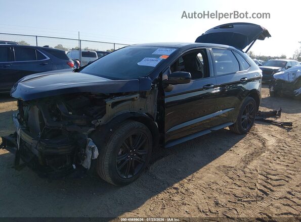 2FMPK4J97PBA00949 2023 FORD EDGE Черный Передняя левая четверть