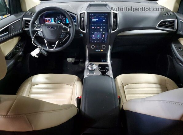 2FMPK4J97PBA11966 2023 FORD EDGE Gray Вид панелі приладів