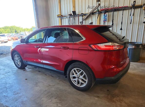 2FMPK4J97RBA80305 2024 FORD EDGE Red Задня ліва чверть