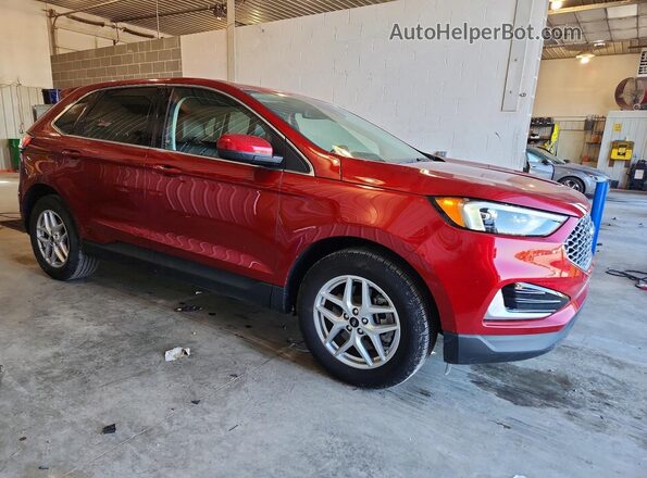 2FMPK4J97RBA80305 2024 FORD EDGE Red Передня права чверть