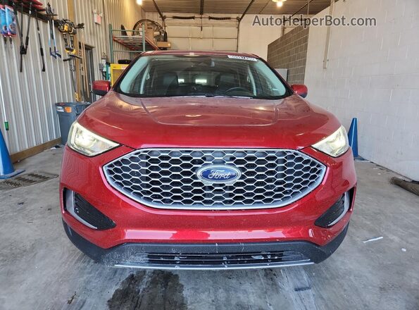 2FMPK4J97RBA80305 2024 FORD EDGE Red Панорамний вид салону 360°