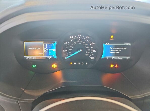 2FMPK4J97RBA80305 2024 FORD EDGE Red Вид щитка приладів