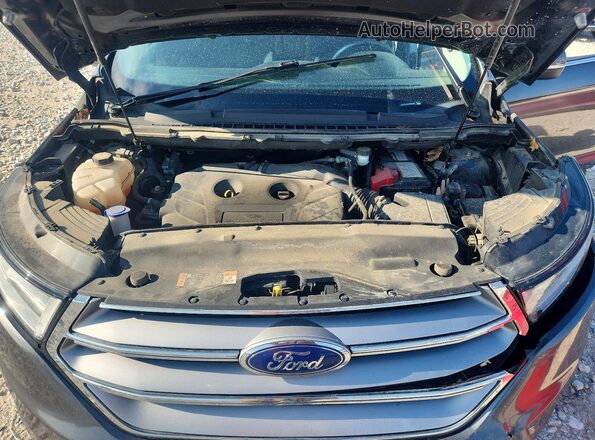 2FMPK4J98GBC05230 2016 FORD EDGE Gray ძრავის განყოფილების ხედი