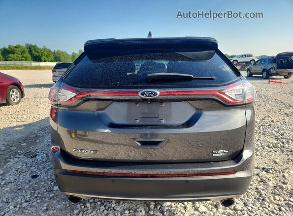 2FMPK4J98GBC05230 2016 FORD EDGE Gray უკანა ხედი
