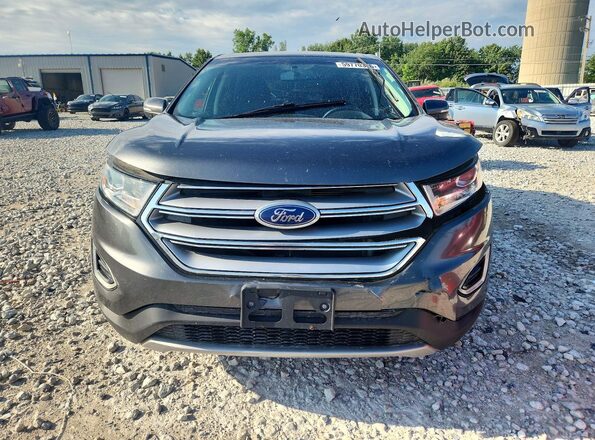 2FMPK4J98GBC05230 2016 FORD EDGE Gray წინა ხედი