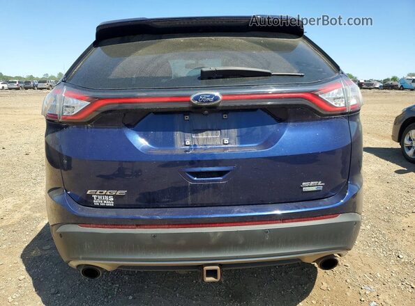 2FMPK4J98GBC64097 2016 FORD EDGE Blue Widok z tyłu