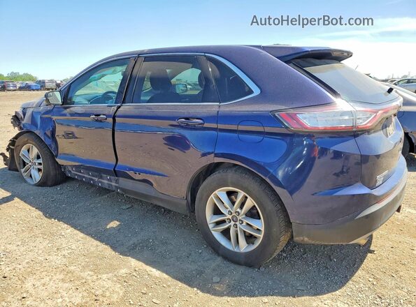 2FMPK4J98GBC64097 2016 FORD EDGE Blue Tył lewy