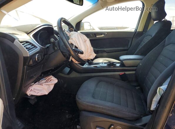 2FMPK4J98GBC64097 2016 FORD EDGE Blue Widok wnętrza z przodu