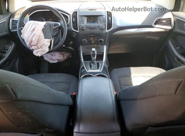 2FMPK4J98GBC64097 2016 FORD EDGE Blue Widok deski rozdzielczej