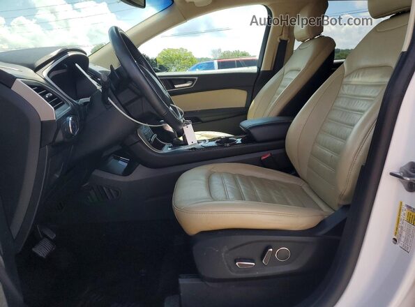 2FMPK4J98GBC68179 2016 FORD EDGE White Vista interior delantera