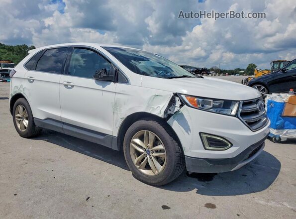 2FMPK4J98GBC68179 2016 FORD EDGE White Delantero derecho