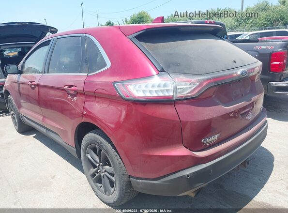 2FMPK4J98HBC13555 2017 FORD EDGE Red Trasero izquierdo