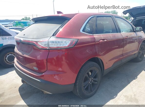 2FMPK4J98HBC13555 2017 FORD EDGE Red Trasero derecho