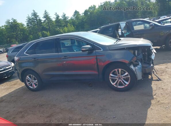 2FMPK4J98JBC21791 2018 FORD EDGE Gray უკანა სალონის ხედი
