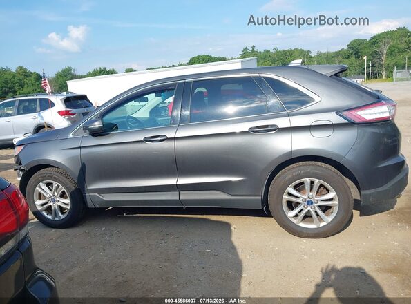 2FMPK4J98JBC21791 2018 FORD EDGE Gray სალონის 360-გრადუსიანი ხედი