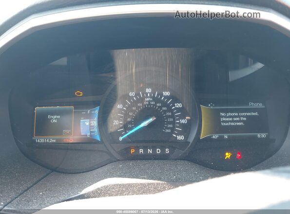 2FMPK4J98JBC21791 2018 FORD EDGE Gray უკანა სავარძლების ხედი