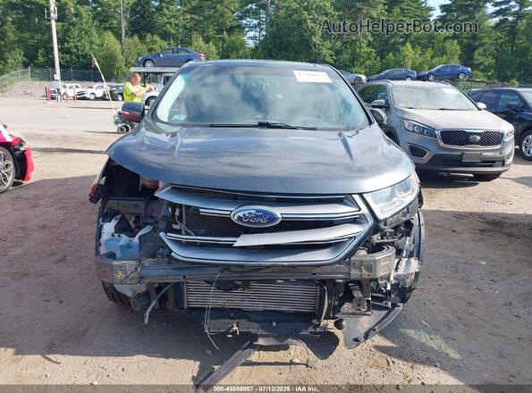 2FMPK4J98JBC21791 2018 FORD EDGE Gray ხელსაწყოთა პანელის ხედი