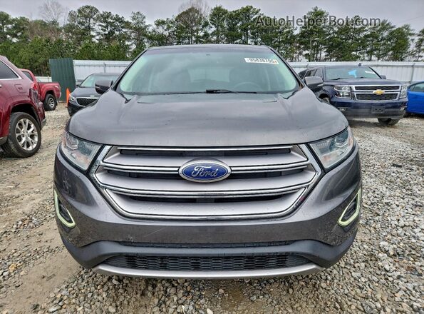 2FMPK4J98JBC26098 2018 FORD EDGE Gray Դիմացի տեսք