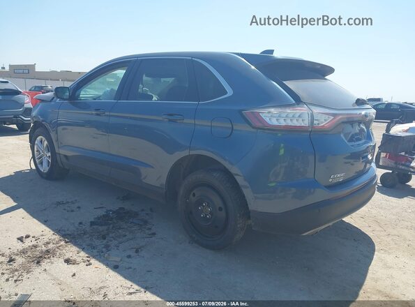 2FMPK4J98JBC51566 2018 FORD EDGE Blue Հետևի ձախ