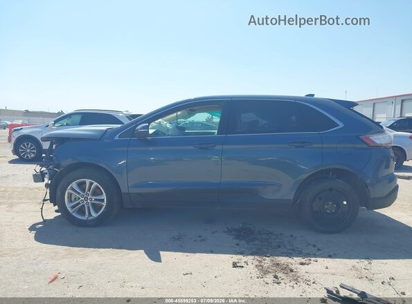 2FMPK4J98JBC51566 2018 FORD EDGE Blue Սալոնի 360 աստիճան տեսք