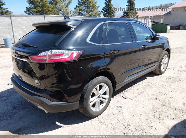 2FMPK4J98KBB40646 2019 FORD EDGE Черный Задняя правая четверть