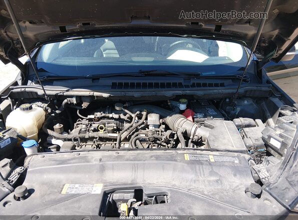 2FMPK4J98KBB40646 2019 FORD EDGE Черный Вид сзади