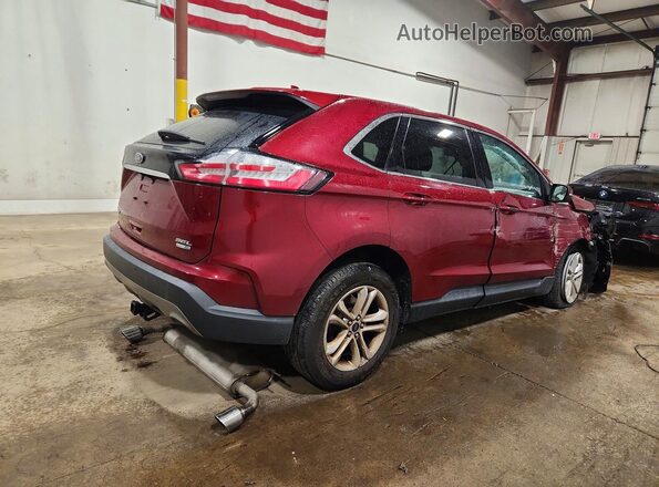 2FMPK4J98KBB99535 2019 FORD EDGE Красный Задняя правая четверть