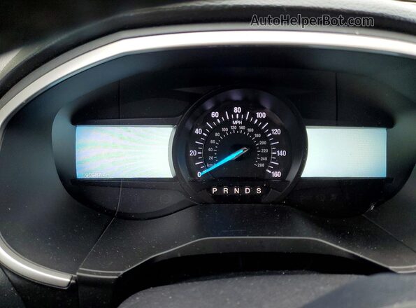 2FMPK4J98KBB99535 2019 FORD EDGE Красный Вид щитка приборов
