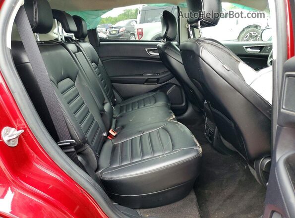 2FMPK4J98KBB99535 2019 FORD EDGE Красный Вид задних сидений