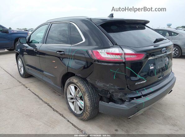 2FMPK4J98KBC24322 2019 FORD EDGE Черный Задняя левая четверть