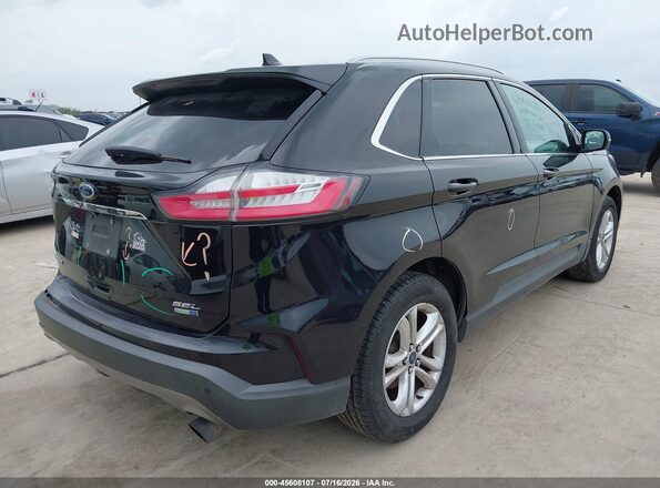 2FMPK4J98KBC24322 2019 FORD EDGE Черный Задняя правая четверть