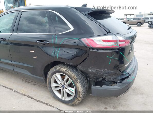 2FMPK4J98KBC24322 2019 FORD EDGE Черный Вид спереди