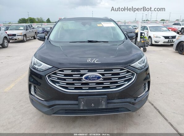 2FMPK4J98KBC24322 2019 FORD EDGE Черный Вид щитка приборов