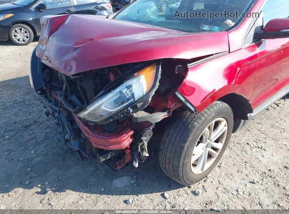 2FMPK4J98KBC31447 2019 FORD EDGE Burgundy Вид спереду
