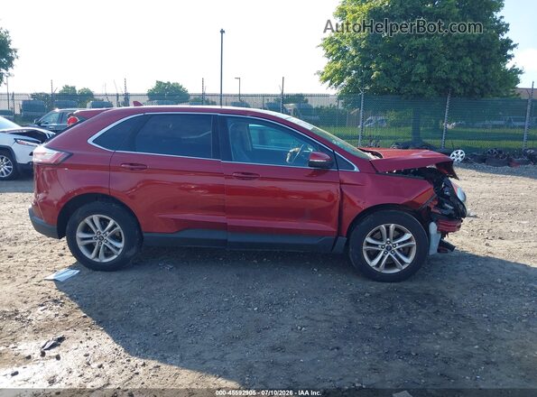 2FMPK4J98KBC31447 2019 FORD EDGE Burgundy Панорамний вид салону 360°