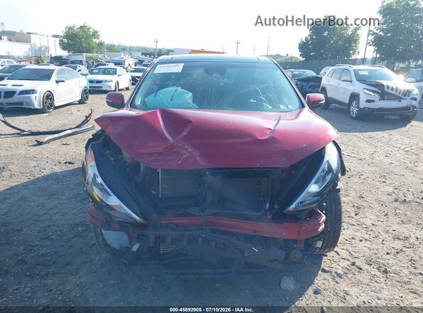 2FMPK4J98KBC31447 2019 FORD EDGE Burgundy Вид задньої частини салону