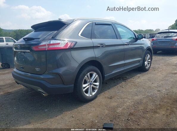 2FMPK4J98KBC31576 2019 FORD EDGE Gray Trasero derecho