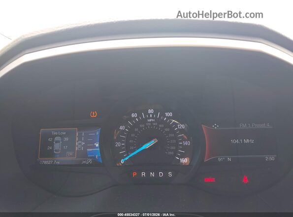 2FMPK4J98KBC31576 2019 FORD EDGE Gray Vista de los asientos traseros