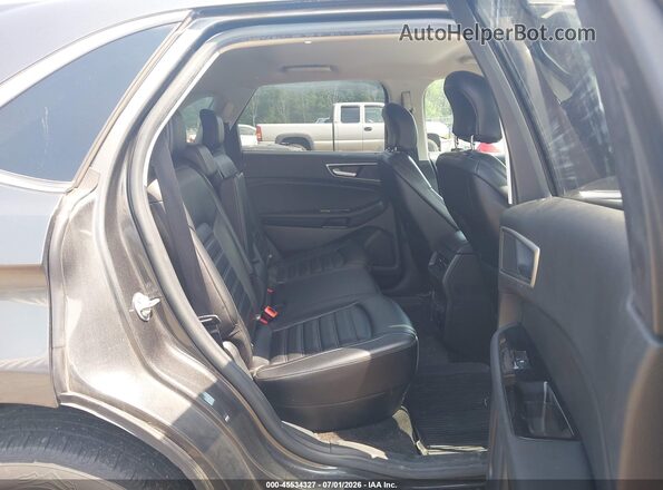 2FMPK4J98KBC31576 2019 FORD EDGE Gray Vista de la etiqueta del VIN