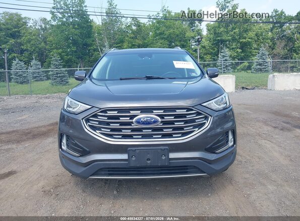 2FMPK4J98KBC31576 2019 FORD EDGE Gray Vista del cuadro de instrumentos