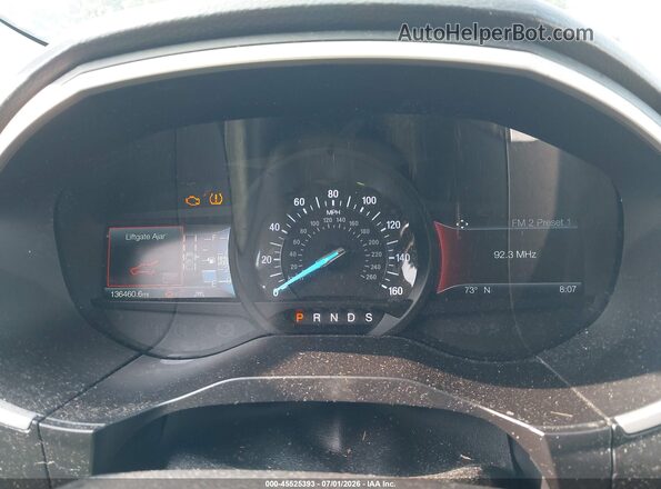 2FMPK4J98KBC67039 2019 FORD EDGE White უკანა სავარძლების ხედი