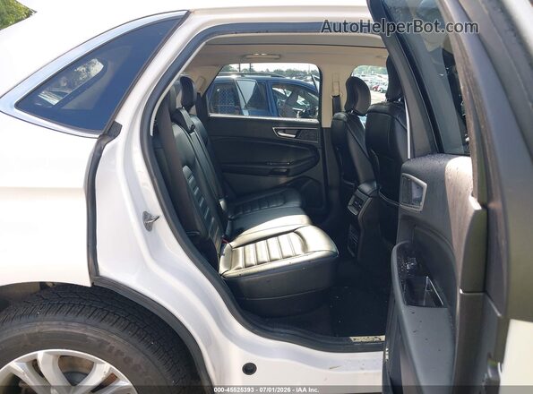 2FMPK4J98KBC67039 2019 FORD EDGE White VIN კოდის სტიკერის ხედი