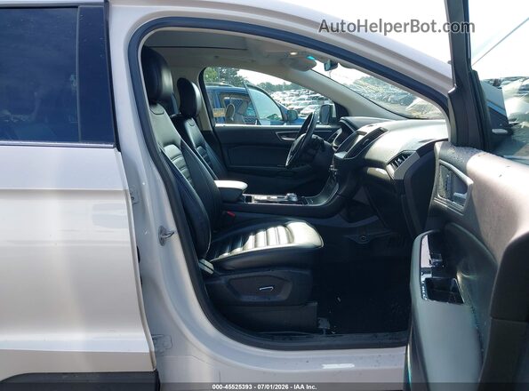 2FMPK4J98KBC67039 2019 FORD EDGE White წინა სალონის ხედი